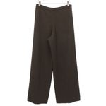 Crea Concept Brown Wool Knit Wide Leg Pull On Pants L Size L Photo 2