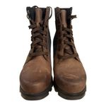 Sorel  Joan of Arctic Wedge lll Lexie Brown Leather Boots Size 10 Black Winter Photo 2