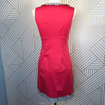 Boden WH188 Red Sheath Applique Keyhole‎ Dress Size 2 Photo 6