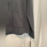 L.L. Bean Size M Full Zip Mock Neck Cotton Stretch Dark Gray Sweatshirt Jacket Size M Photo 4