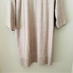 Eileen Fisher Short Sleeve Open Front Cardigan Sweater Tan Sz Small Photo 7