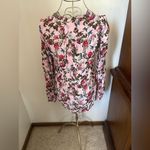 Kut From The Kloth  pink floral button down long sleeve top size small Photo 8
