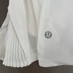 Lululemon Play Off The Pleats White Skirt Athletic Tennis Golf Skort Size 8 Photo 2