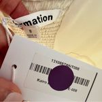 Reformation New  Kairo Midi Dress in Ivory Photo 9