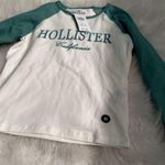 Hollister NWT.  Long Sleeve Logo Graphic Flocking Baby Tee Photo 4