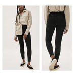 Everlane Women's High Rise Tapered Leg Skinny Jeans Charcoal Dark wash Size 25R Photo 1