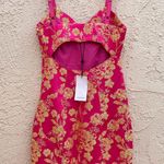 Cinq à Sept NWT Cinq a Sept Erica women’s floral-print embroidered cutout mini dress size 2 Photo 3