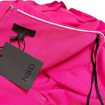 NBD  Lucilda High Slit Strapless Gown, Hot Pink, Medium Photo 9