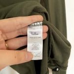 Lulus double lined forest green deep v bodysuit long sleeved women's size S Photo 5