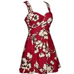 COCOPEAR Women's Elegant Crossover One Piece Swimdress Floral Skirted size 4X Photo 2