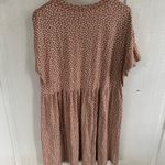 Rylee + Cru Women’s Floral Tan Midi Dress Cotton Blend Dress Mommy & Me Matching Size L Photo 4