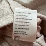 Free People  High Waisted Cropped Linen Blend Pants Size 12 Photo 8