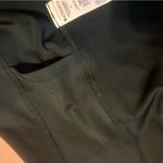 Athleta  Black Trekkie Active Skirt Workout‎ Zipper Pockets Drawstring Women's 10 Photo 5