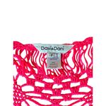 Davi & Dani Women's Crocheted Neon Pink Top Photo 2