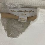 Spiritual Gangster x PELOTON White Rainbow Fuzzy Cropped Long Sleeve Pullover Photo 6