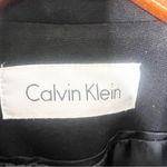 Calvin Klein  Black Cropped Zipper Pocket Blazer Jacket Size Medium Photo 5