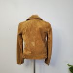Madewell  tan suede motorcycle jacket Photo 3