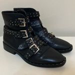 Forever 21  black studded ankle boots size 9 Photo 0