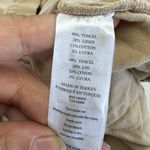 Faherty Romper Womens X Large Brown Arlie Button Up Collared Linen Blend Photo 6