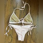 Beach Bunny Light Pink and Tan Bikini Photo 2