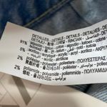 ZARA NEW Women's Blue High Waisted Flower Button Wide Leg Denim Jeans Pants Sz 4 Photo 5