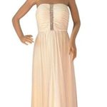 Calvin Klein Ivory White Timeless Elegant Dress Embellished Crystals size 2 Photo 4