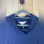 Magnolia Grace Cowl Neck‎ Knit Shirt Blue Size L Photo 2