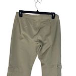 Vintage 90s Juniors Size 13 Baggy Khaki Cargo Pockets Tie Pants Tan Photo 7