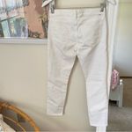 Mother Denim The Looker Crop Jeans in Mirror Mirror White Size 25 Photo 6