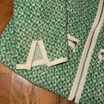 CAbi  women’s green tween jacket zip up, crop size 4,‎ spring, work, casual Photo 3