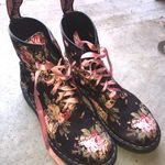 Dr. Martens Floral Combat Boots w/Ribbon Laces Photo 0