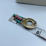 Vintage boho Aztec ethnic dangle beaded fringe earrings Pink Photo 4