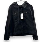 Wallflower Women's The Dreamer‎ 2 Fer Black Long Sleeve Denim Jacket Size 2X NEW Photo 2