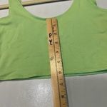 Topshop Crop Top Tank Top Sleeveless Casual Green Petite Size 4 Photo 6