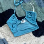 Princess Polly  Blue Halter top Photo 0