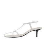 Tony Bianco Fast Heels in Milk Capretto White 7 New with Box Womens Low Sandals Photo 5
