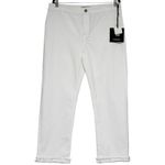 Max Mara 'S  White Jeans Tracy high-rise Straight Pants Size 16 NWT Photo 4
