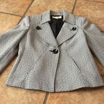 Evan Picone  black & white blazer with bell sleeves  size 4P Photo 2