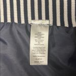 Talbots  Navy Blue Diamond Quilted Vest Sleeveless Zip Jacket Vest Striped Sz 1X Photo 7