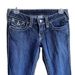 True Religion Disco Billy Big T Jeans Women's Size 28 Bootcut Dark Wash USA Made Photo 1