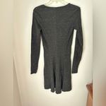 Wilfred Aritzia black and white zipper front long sleeve dress size Small Photo 8