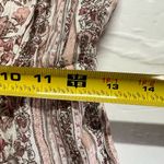 American Eagle  Strapless Floral Paisley Print wide leg cropped Jumpsuit pockets Photo 11