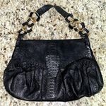 Valentino Garavani Black Leather Shoulder Bag Photo 0
