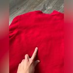 Disney VTG Minnie Mouse  Winter Ice Skate Sweatshirt Pullover Turtleneck Red S Photo 8