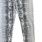 Noli Luxe Gray & Black Snake Athletic 3/4 Length Leggings Size Small Photo 0