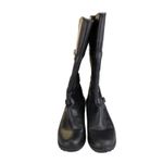 Teva  De La Vina Wool Boot Tall 1005190 Riding Boots Black Leather Gray Women's 7 Photo 4