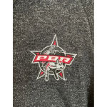 J. America PBR Professional Bull Riders‎ Womens Black Metallic Full Zip Hooded Jacket Small Photo 2