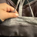 Alo Yoga  heathered grey lavender Sports Bra Photo 5