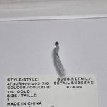 Marc Jacobs MARC BY  Goldplated Turnlock Katie Ring - Sz 7 - NWT Photo 4