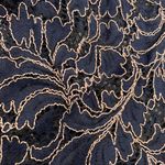 ZARA basic navy blue lace flowy top size S Photo 2